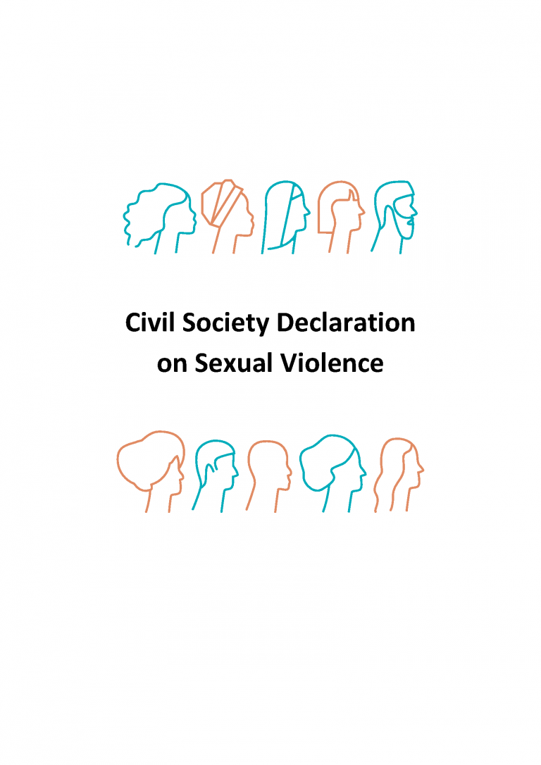 New Civil Society Declaration On Sexual Violence Conjugal Slavery In War 3978