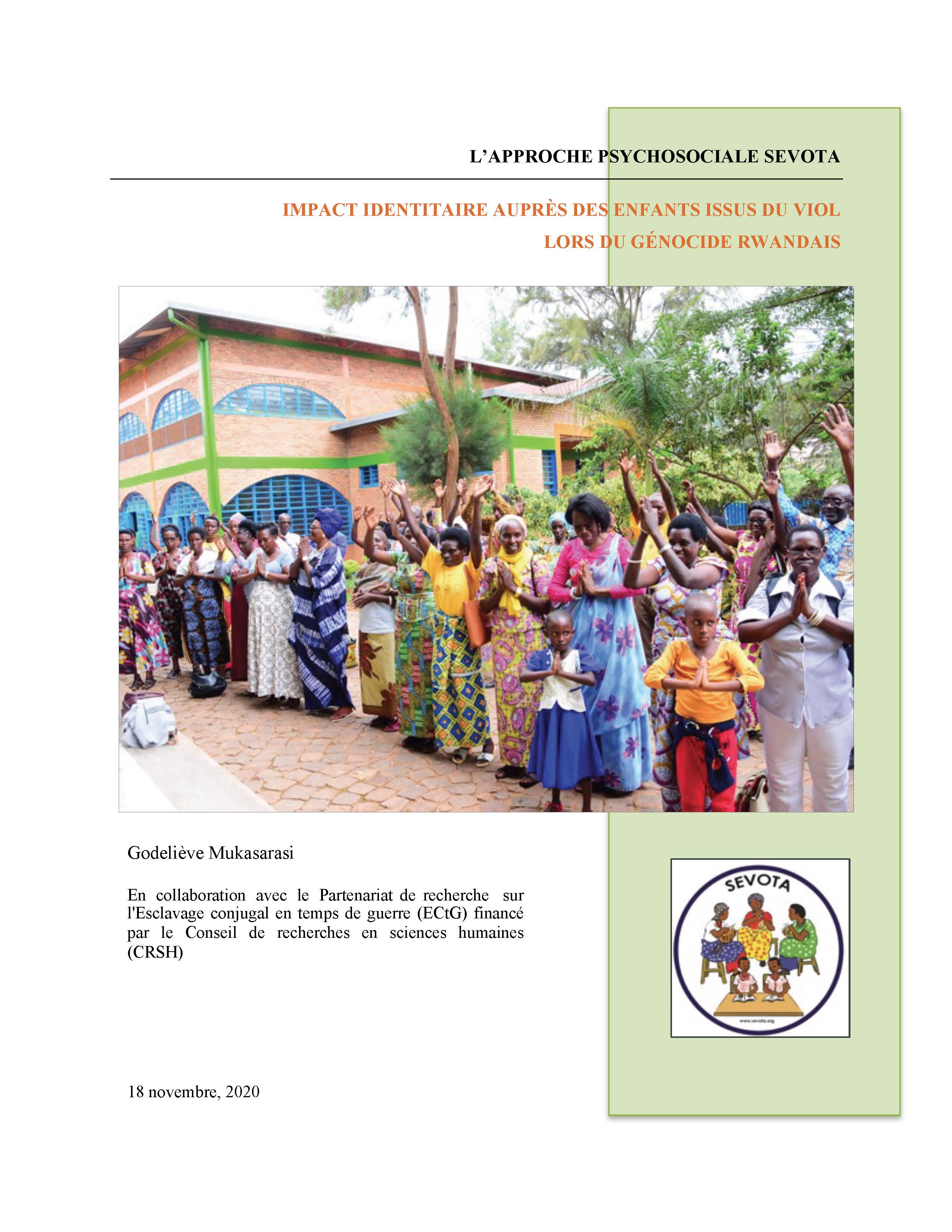 SEVOTA’s psychosocial approach: Impacting the identify of children born of sexual violence during the Rwandan genocide
